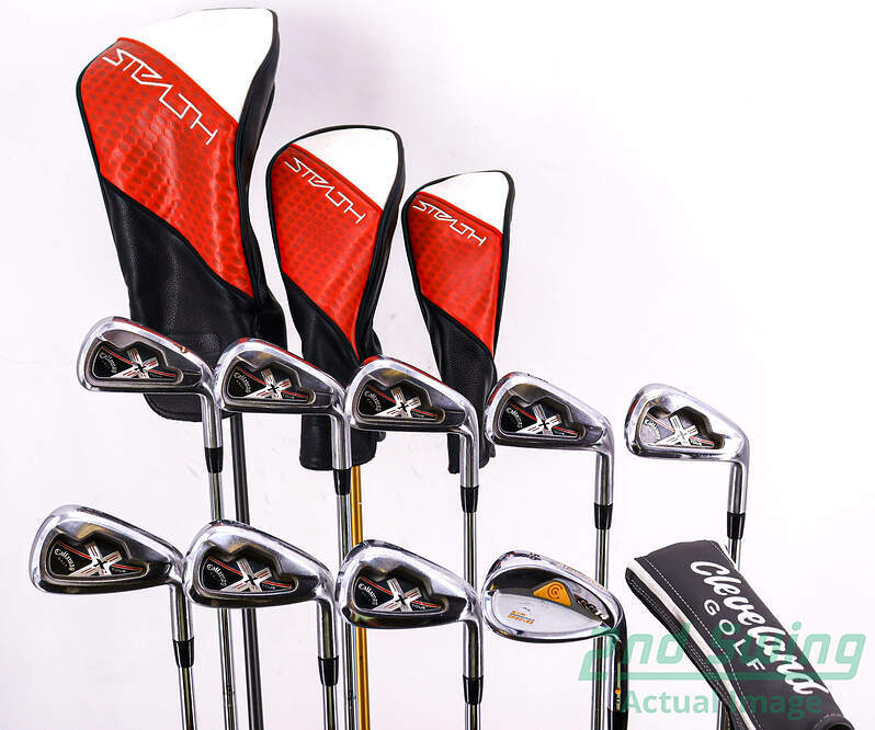 2nd Swing 600 Dollar Complete Golf Club Set Steel XStiff Right Handed