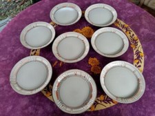 8 Assiettes à Dessert Grès