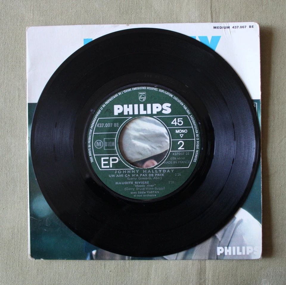 Johnny Hallyday – Johnny lui dit adieu 45 tours - Photo 4/4