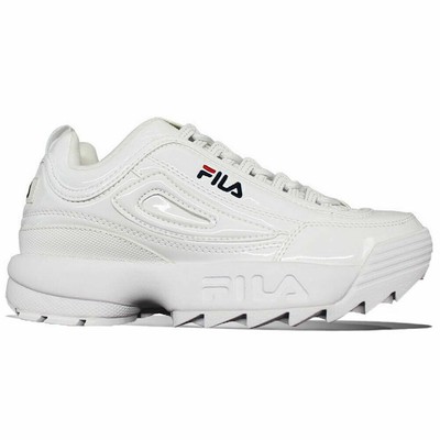 fila disruptor bianche lucide
