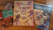 Aleene's Craft Books - Lot Of 3 - Creative Living/Angels/Something from Nothing