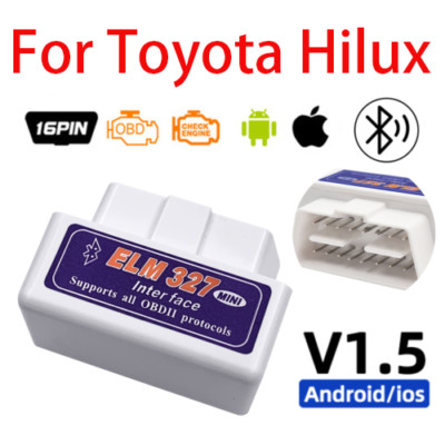 OBD2 ELM 327 Car Scanner Tool Android IOS Error Code Mini BT Reader Fits Hilux