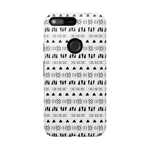 Black and White Southwestern Aztec Pattern Google Pixel Tough Cases - 第 5/131 張圖片