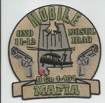 B CO 1-131st ''MOBILE MAFIA'' OND 11-12  desert patch