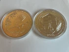 TWO 2015 America the Beautiful 5 OZ coins 10 OZ! HOMESTEAD and KISATCHIE