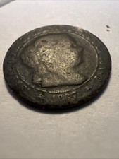 1867 Spain 5 Centimos Espania Fair Details Condition