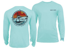 Salt Life M Youth Aruba UV30 LS Shirt Live Salty Dive Saltlife NWT
