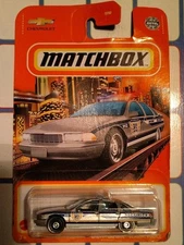 2022 Matchbox METAL MBX CITY 67/100 CHEVY CAPRICE CLASSIC POLICE SECURITY 