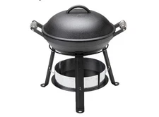 Barebones Living All-In-One Cast Iron Grill 18" x 15" x 19" - CKW-312