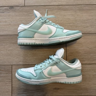 DZ2794-101 Nike Dunk Low Twist Summit White Jade Ice Mint Blue Ocean (Women's)