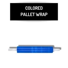Blue Pallet Stretch Film 20" x 1000' 80 Ga Extended Core Plastic Wrap 1 Roll