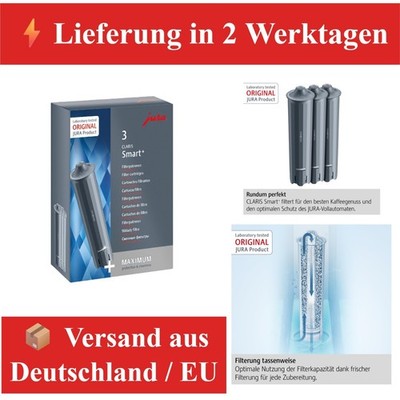 JURA CLARIS Smart+ Wasserfilter 3er-Pack 24233 für Kaffeevollautomaten