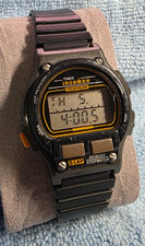 Vintage Timex Ironman Triathlon 8 Lap Digital Watch 100M New Battery Works