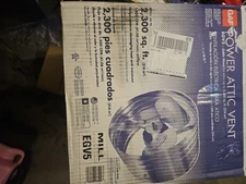 Master Flow EGV5 Gable Mount Attic Fan Power Exhaust Ventilator Galvanized Steel