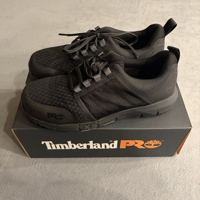 Timberland PRO Radius Mens Sz 9.5 Safety Comp Toe  Non Slip Shoes TB0A28PT001