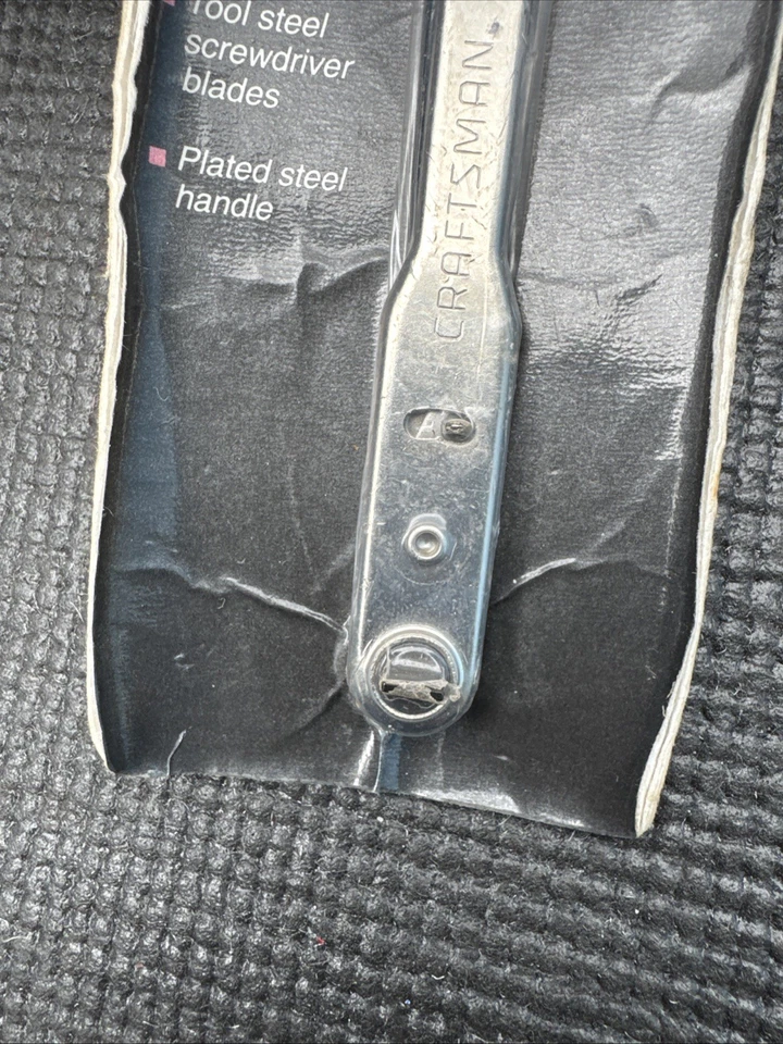 Sears Craftsman USA Nos Rare Slotted Ratcheting Screwdriver 4117 Vintage - Image 4 of 4