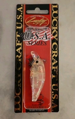 Discontinued Lucky Craft CB-50 Combat Moonsault Crankbait CLEAR Japan Color 