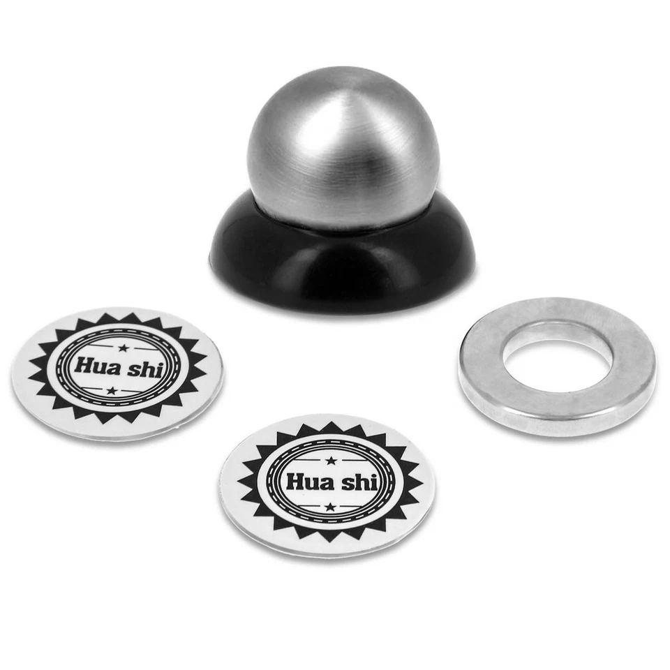 Avizar Support voiture magnétique Orientable à 360° pour smartphones Noir - Photo 1/4