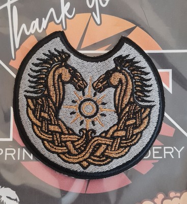 Riders of Gondor Heat Seal Patch. Gondor Stickerei Patch.