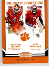 Deshaun Watson Mike Williams 2017 Contenders Draft Connections 1 Clemson Tigers