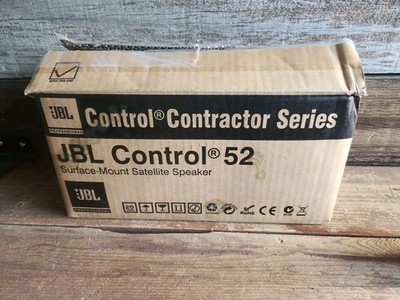 2 JBL Professional Control 52 Satellite Speakers Black Great Condition