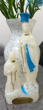 virgin mary holy water bottle statue - religious catholic figurine lourdes