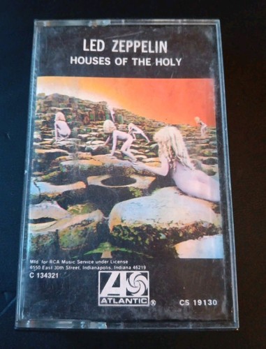 Led Zeppelin Houses of the Holy Cassette 1973 Pre-Owned Tested Working - Picture 2 of 12