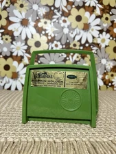 Vintage Villaware Avocado Green NOS napkin Letter Holder Plastic Mid Century