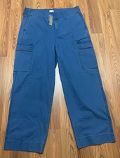 J.Crew Cargo Pants Mens 33 Oarsman Ripstop Utility Blue