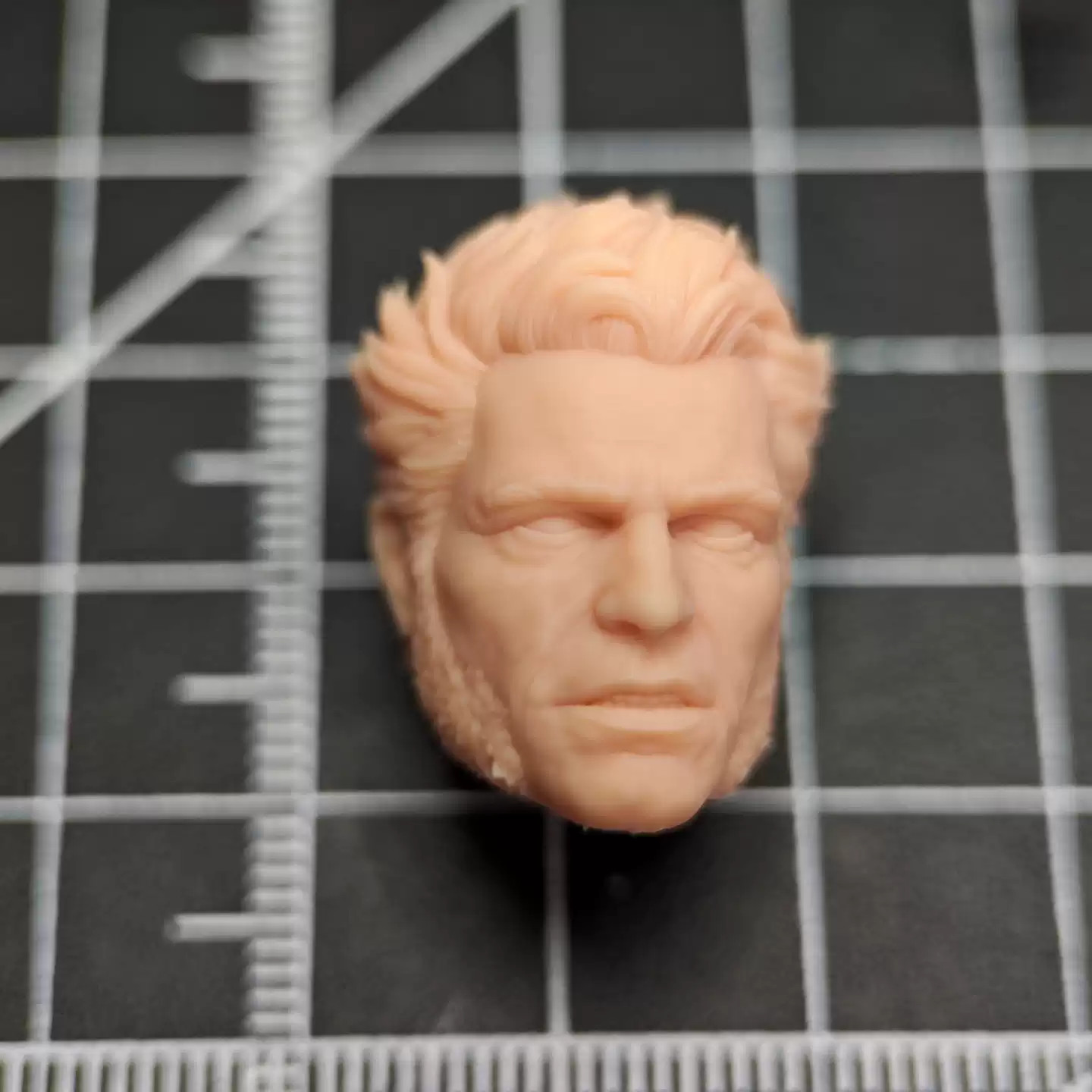 1/18 1/12 1/10 Wolverine P5 V1 Unpainted Head Sculpt fit 3.75" 6" 7" Figure