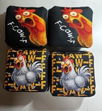F-CAW-F Regulation Size Cornhole Pro Bags stick n slide Set of 8