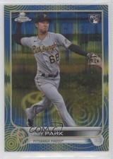 2022 Topps Chrome Sonic Blue & Yellow Pulse Refractor 11/75 Hoy Park #32 13dp