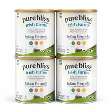 4 New Cans Pure Bliss Similac Irish Farms Infant Baby Formula 24.7 oz Exp 1/27