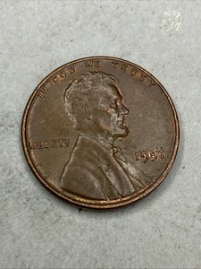 1951 Wheat Penny with No Mint Mark Nice Condition