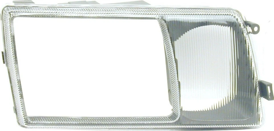 For Mercedes W126 420SEL 350SD Left Right Set Headlight Door Bezel Outer Rim URO - Image 4 of 4