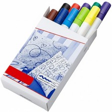 Textilmalstifte Set 10 Farben Waschfest Stoff...