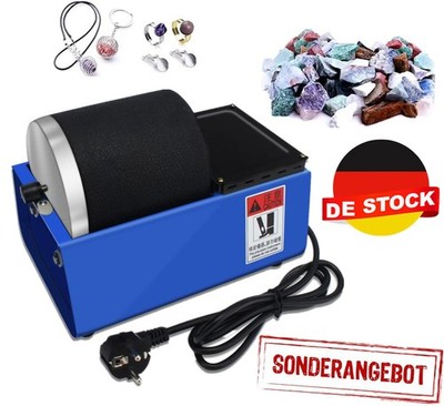 Poliermaschine Polierer Poliertrommel Schmuck Metall Gold Silber Stein 3,2 kg DE
