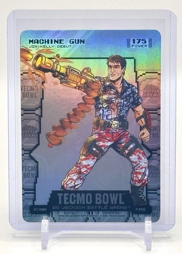 Bo Jackson Battle Arena Tecmo Bowl SILVER COIN SP Machine Gun “Jim Kelly” Fire