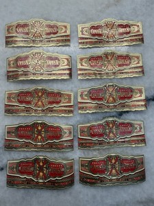 10 Fuente OpusX Cigar Bands