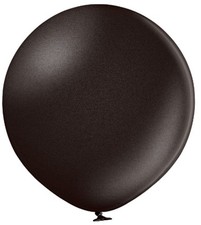Belbal 090 Metallic Black Schwarz 90cm 36 Inch B350 Latex Luftballons 5 St&uuml;ck