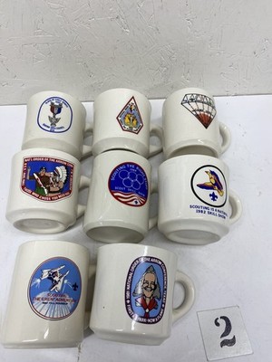 VTG. BOY SCOUTS - BSA CUPS - 8 CONFERENCE - COUNCIL- SKILL SHOW - 1980'S -- 2