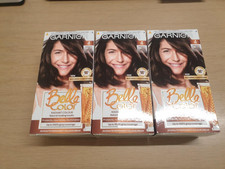 Garnier Belle Colour Dye 4 Natural Dark Brown Permanent Hair X3 JUST £26.99