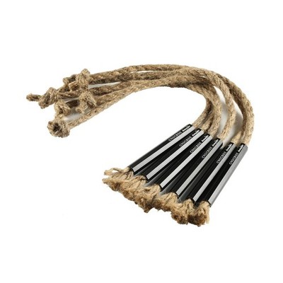 CrocSee Aluminum Bellows Tube Sleeve, Survival Waterproof Wick Hemp Cord Tind...