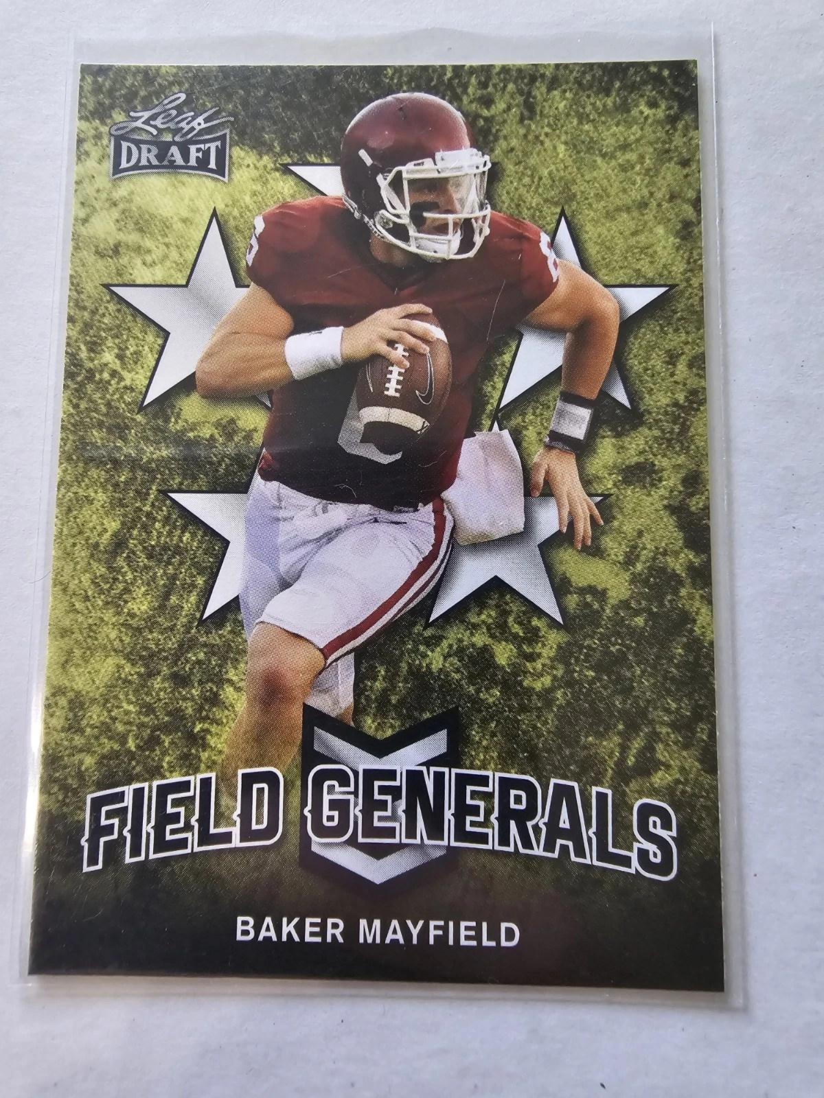 Baker Mayfield Leaf Draft Field Generals #FG01 Base