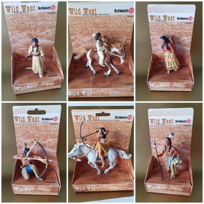 SCHLEICH Wild West Indianer Figuren Sioux Siedler - AUSWÄHLBAR - NEU OVP