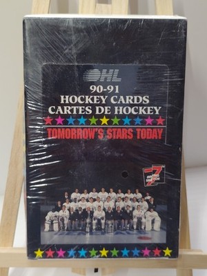 New 1990-1991 OHL Hockey Cards Tomorrow's Stars Today Sealed Rare Vintage Box
