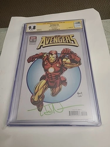 The Avengers Graded 9.8 by CGC Signed by Todd Nauck