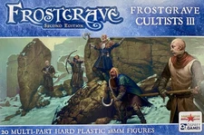 Frostgrave Cultists III 28mm New • One Sprue • 5 Miniatures • Osprey Northstar