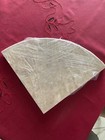 Rounded 9" White Travertine Honed Shower Caddy Corner Tile - 9 x 9 x 3/4''
