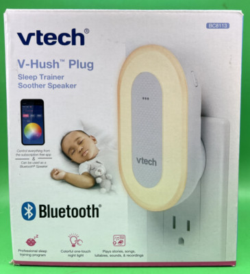 VTech V-Hush Plug Sleep Training Soother Bluetooth Speaker BC8113